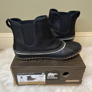Sorel Out N About Chelsea Waterproof Boots Black​ 9 w/Box